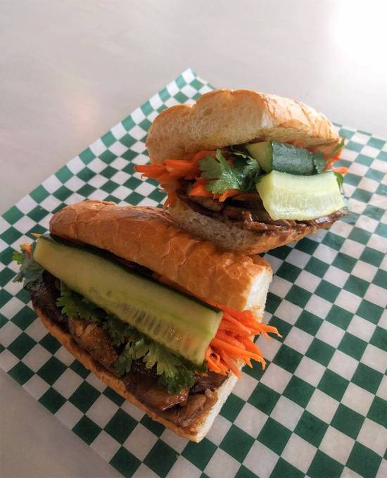 Honey Glazed BBQ Pork Subs (Bánh Mì Xá Xíu)