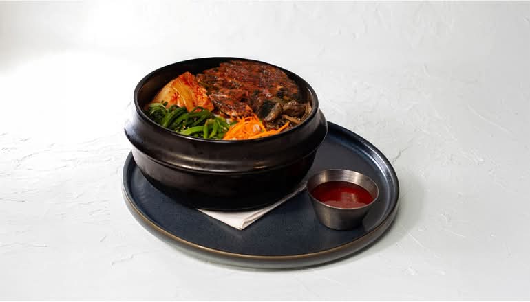 Korean Cajun Chicken Bibimbap