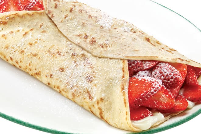 Crêpe Fraises savoureuses / Tasty strawberries