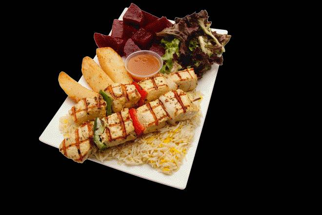 2 Brochettes de poulet / 2 Chicken Skewers