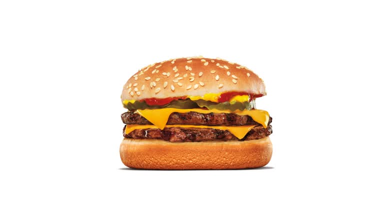 Hamburger double au fromage