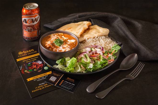 Chicken curry meal