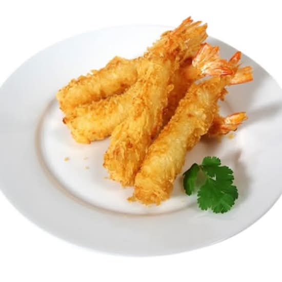 20. Assiette de crevette tempura (6 mcx) /  20. Shrimp Tempura Plate (6 pcs)