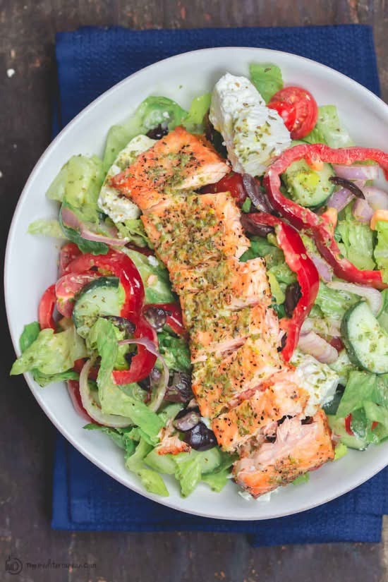 30. Salad tataki saumon / 30. Salmon Tataki Salad