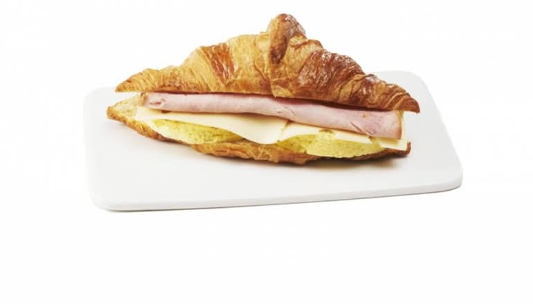 Croissant omelette à la dinde / Turkey omelette croissant