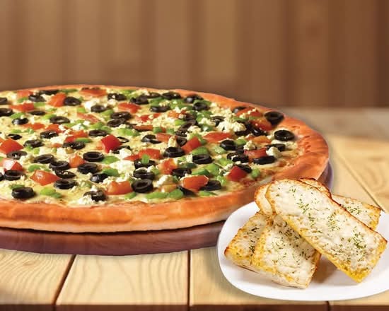 Medium Pizza and Bread