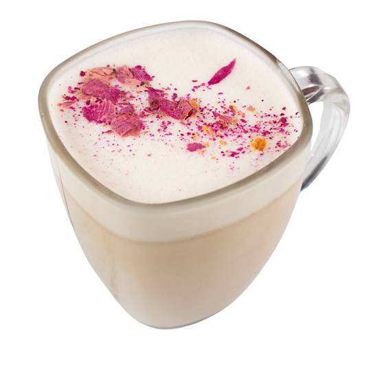 Cardamom Rose Tea Latte