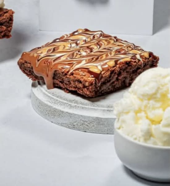 Brownie avec Crème Glacée