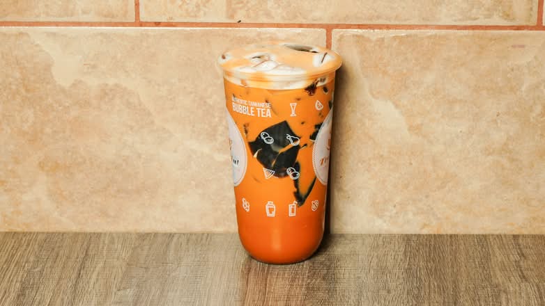 401GG Thai Milk Tea w/Grass Jelly