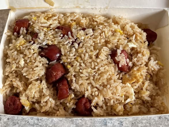 #767 Sausage Egg Fried Rice