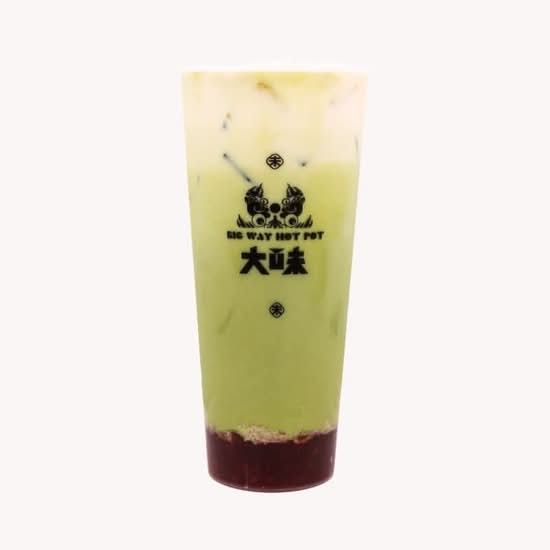 Strawberry Matcha Fresh Milk Tea (with Sea Salt Milk Foam) 草莓抹茶奶茶（含海盐奶盖）