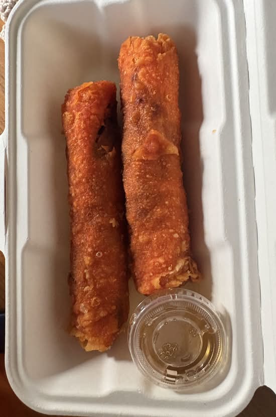 A03. Deep Fried Shrimp Spring Rolls (2 pcs)
