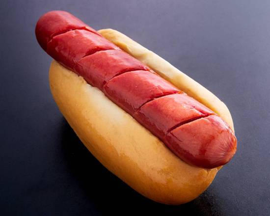 Wagyu beef hotdog