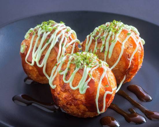 Takoyaki (3 pcs) - Wasabi Mayo