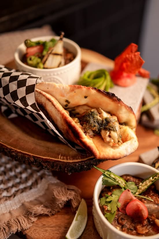 Smoked Pesto Chicken TacoNaan