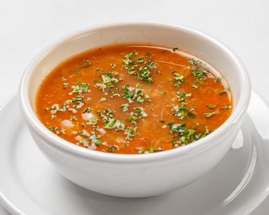 Soupe Tropicale à l'ananas, carottes, céleri, épices cajun