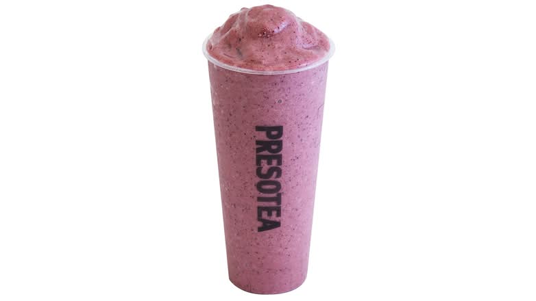 Fresh Mango Blueberry Slush / Frappé glacé mangue-bleuet