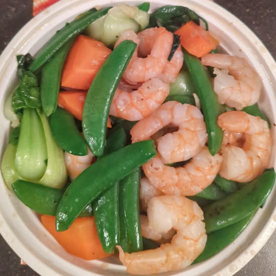 Shrimp with Chinese Veg