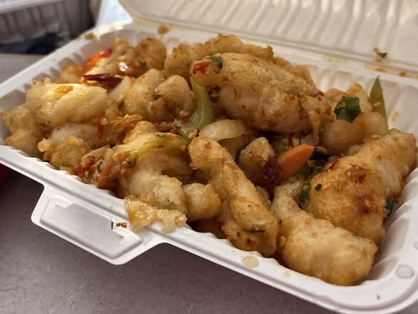 Salt and pepper Calamari