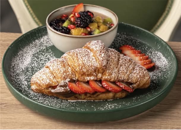 Strawberry Nutella Croissant