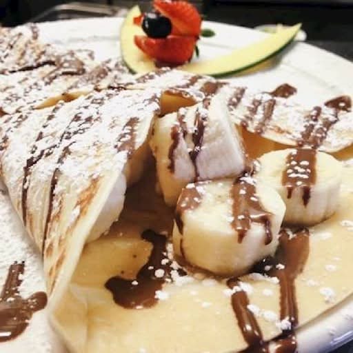 Crêpe bananes, chocolat / Banana Chocolate Crepe