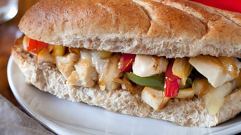 Chicken, Cheese, Mushrooms