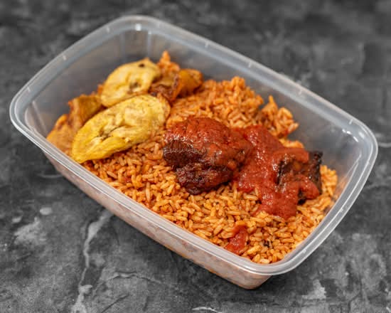 Beef and Jollof Rice