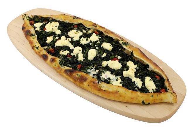 Spinach Pide with Feta Cheese