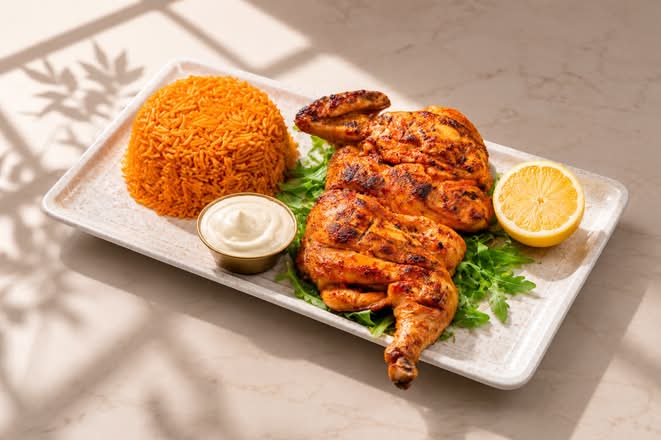 Half Grilled Chicken