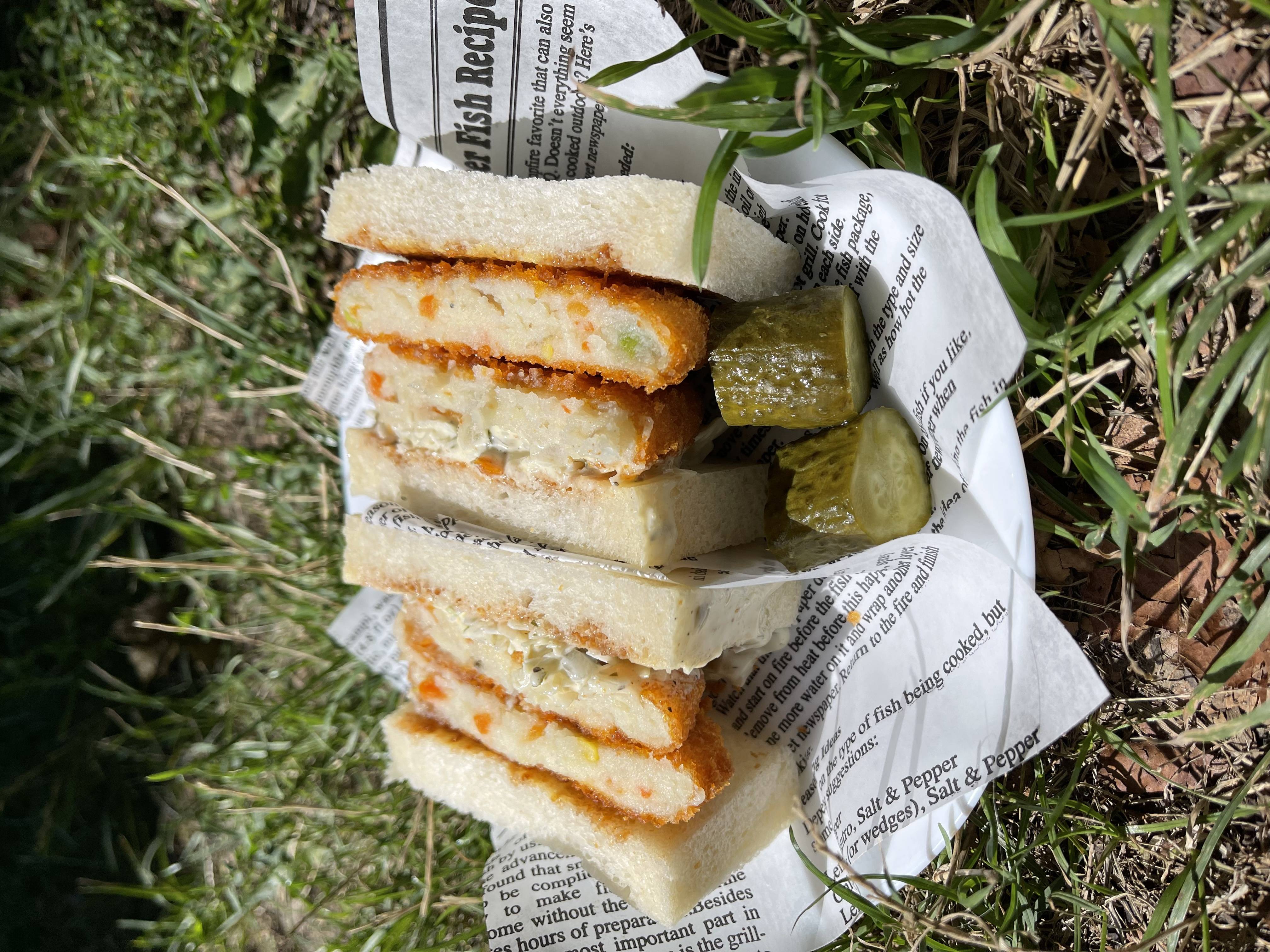 Potato Croquette Sando