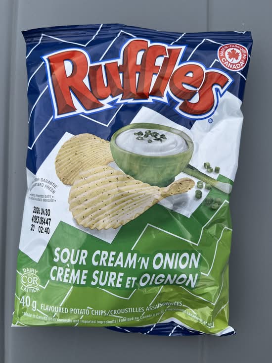 Ruffles Sour Cream Onion Potato Chips