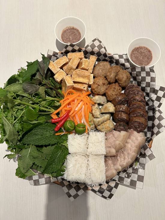 HP3. Vermicelli with Tofu and Shrimp Paste (Bún Đậu Mắm Tôm)) (for 2-3)