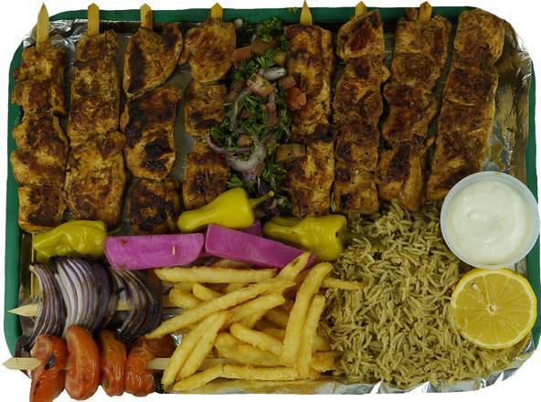 Family Chicken Kebab Meal (Tawook )