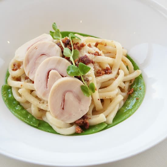 Chicken Udon Carbonara