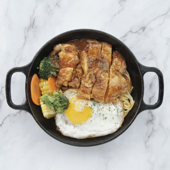 Taiwanese Chicken Teppanyaki Noodles