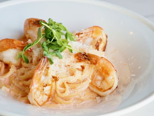 Pink Shrimp Linguine