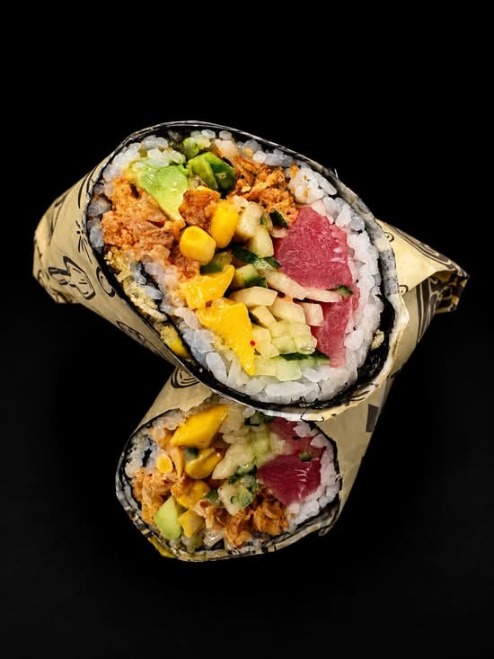 Spicy Tuna Bomb Burrito