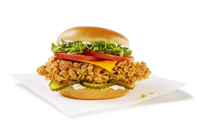 Fameux sandwich au poulet deluxe / Deluxe Famous Chicken Sandwich