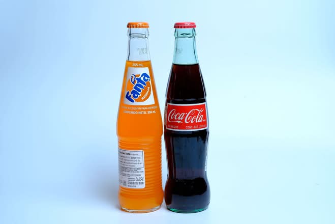 47. Imported Glass Bottle of Coke