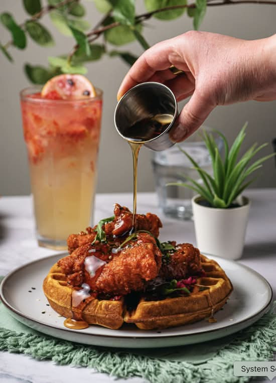 Crispy Chicken Waffle
