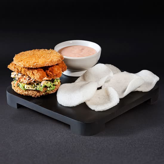 Poke Burger Crevettes Tempura (NOUVEAU) / Poke Burger Tempura Shrimps (NEW)