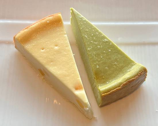 Gâteau Japonais Thé Vert-Mangue / Japanese Green Tea-Mango Cake
