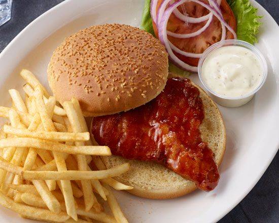 Crispy Buffalo Chicken Burger