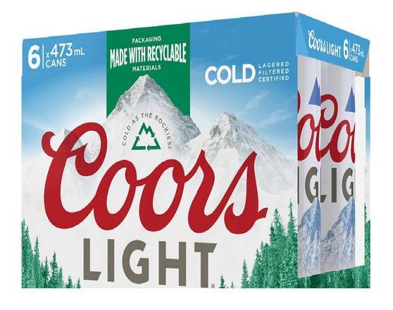 Coors Light, 473mL Can Beer (4.0%25 ABV)