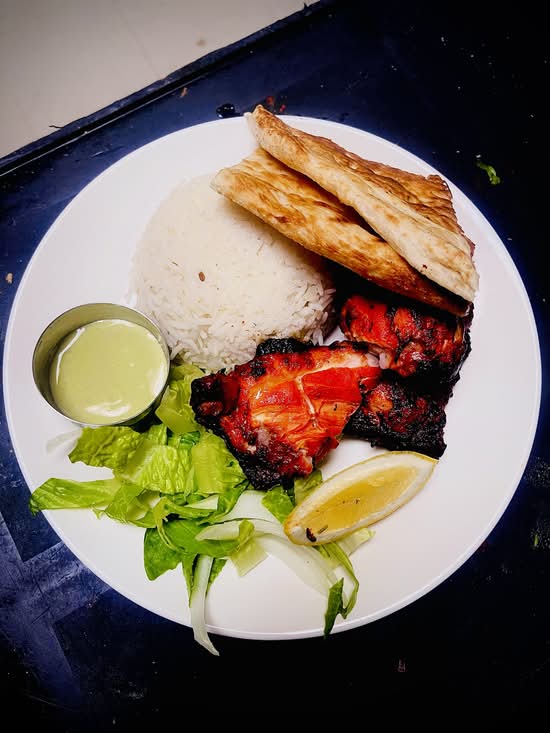 Tandoori leg platter