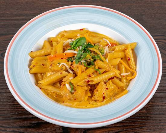 Cream Curry Chicken Pasta