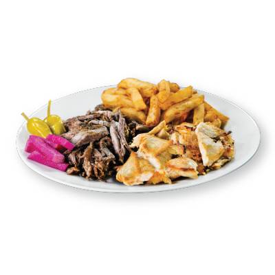 Mixed Platter Shish Taouk & Shawarma Standard