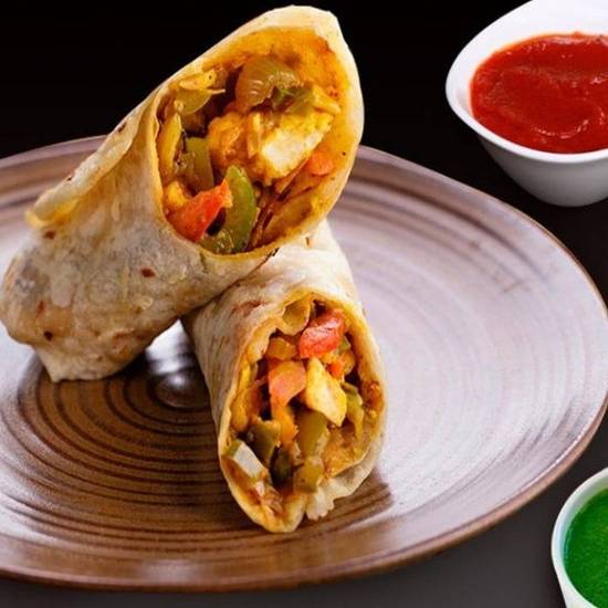 Panner Tikka Wrap