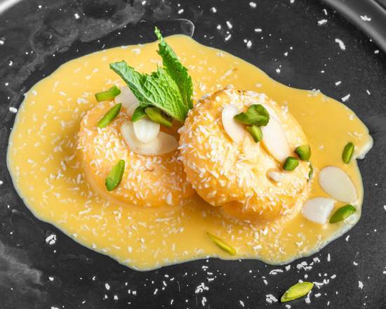 Mango Rasmalai (2 pcs)
