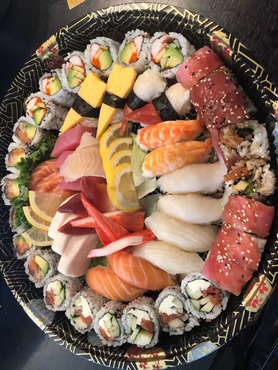 (R)Sushi & Sashimi Party Tray(56 pcs)